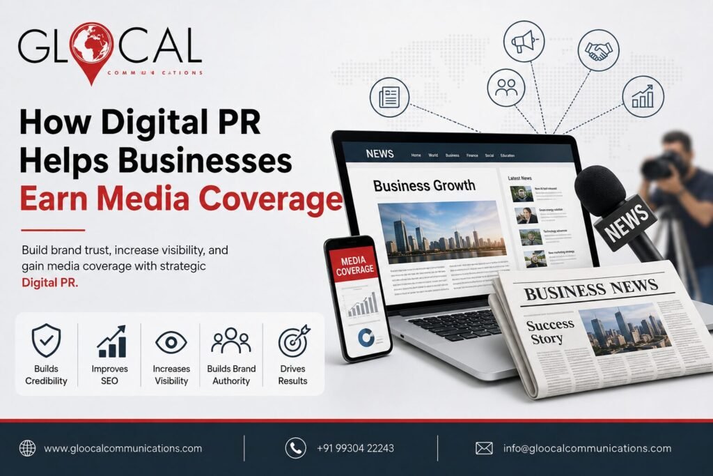 How Digital PR helps businesses earn media coverage through strategic PR, brand awareness, and online visibility.