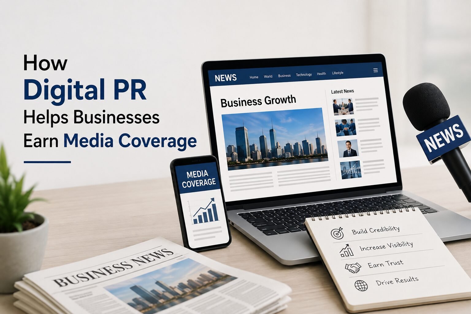 Learn how Digital PR helps businesses gain media coverage, improve brand credibility, and strengthen online visibility.